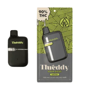 THREDDY Sour Diesel THC Vapes UK| 1g AIO Sativa